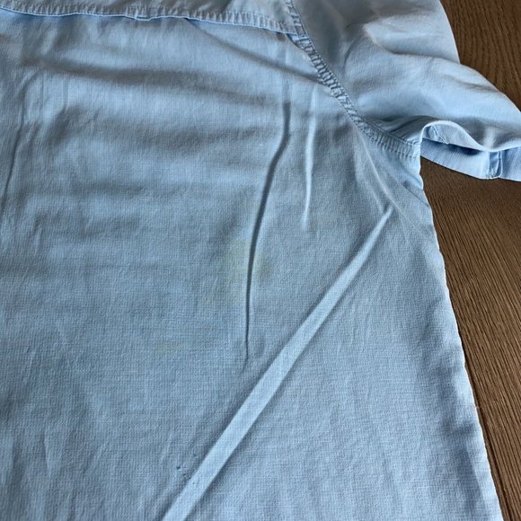 Coleman Outdoor Co. Camping Shirt Mens L Blue Button Down Vented Hiking Fishing - Picture 12 of 13